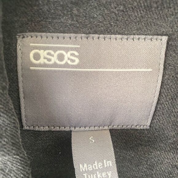 Asos Men black denim ash wash jean jacket - Picture 3 of 8